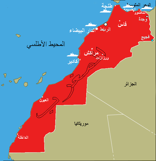 figuig, Carte des principaux ports du Maroc